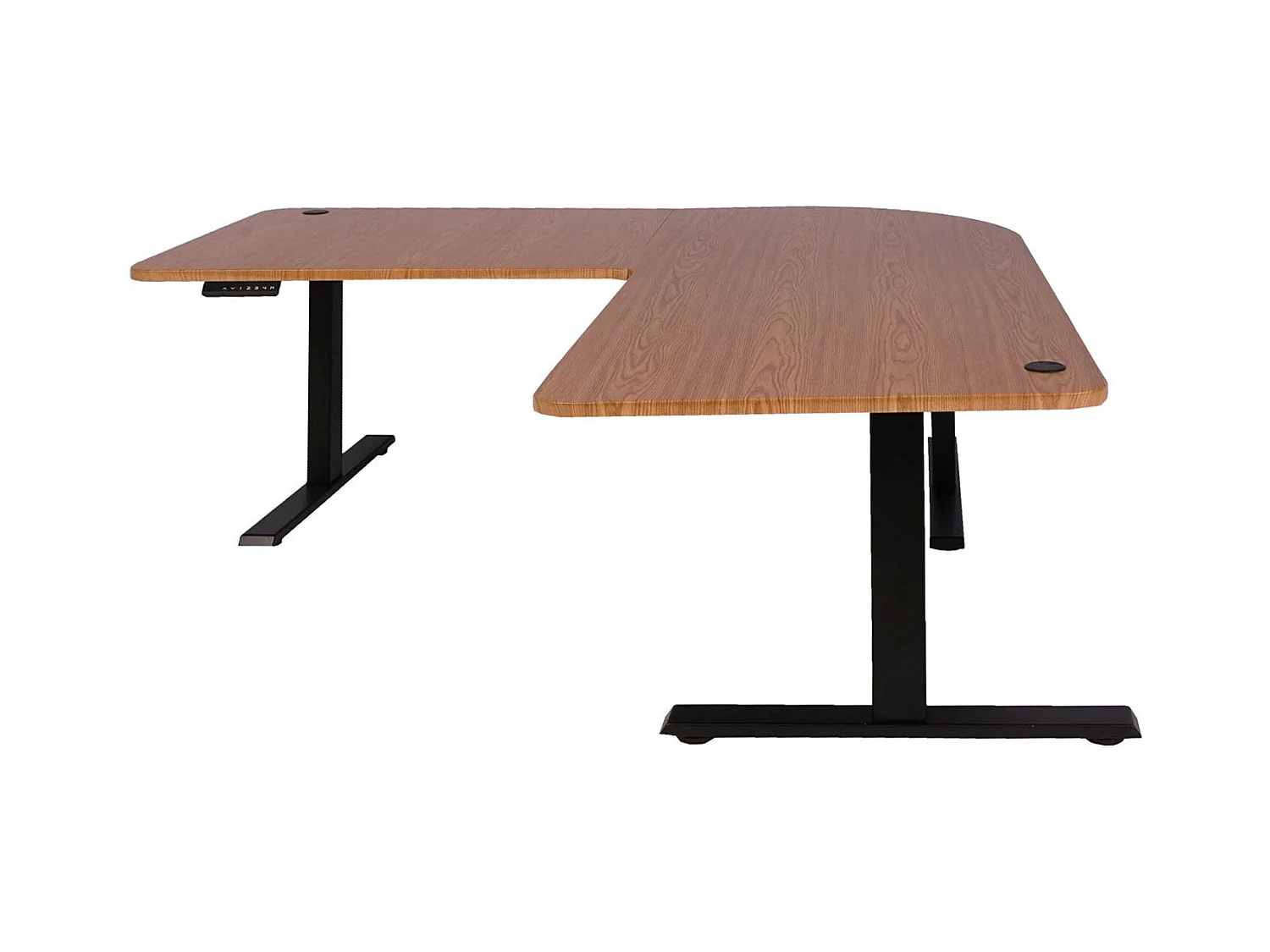 Bureau d'angle table d'ordinateur marron 177.5 x 58 x 56 cm 04_0006038