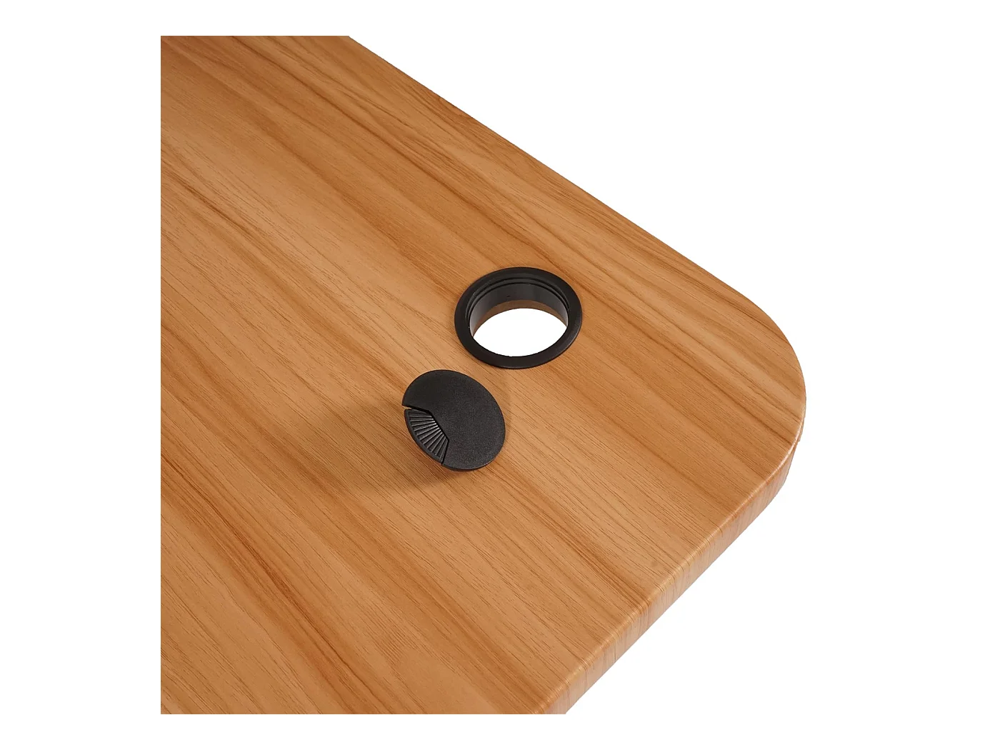 Bureau d'angle table d'ordinateur beige 177.5 x 80 x 56 cm 04_0006019