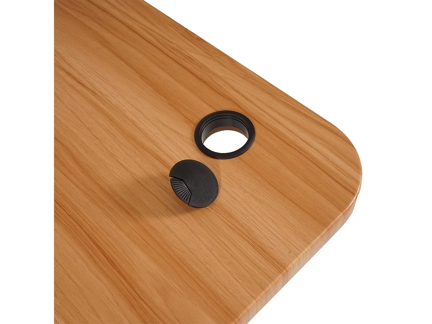 Bureau d'angle table d'ordinateur beige 177.5 x 80 x 56 cm 04_0006019