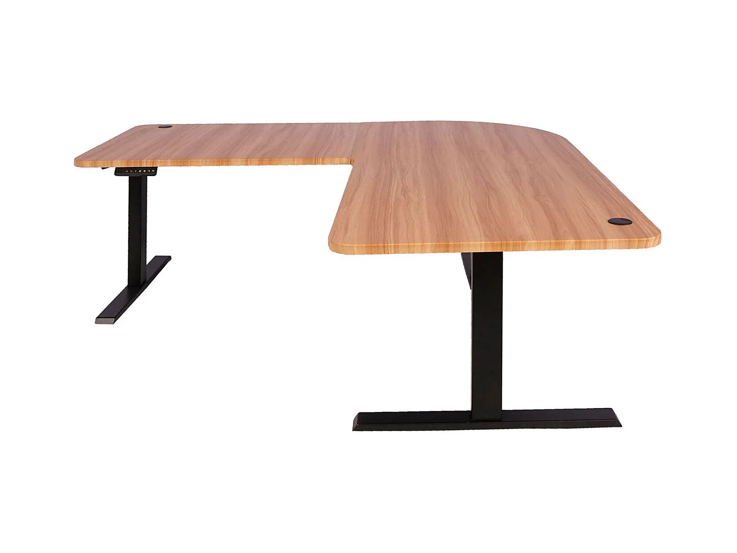 Bureau d'angle table d'ordinateur beige 105 x 58 x 56 cm 04_0006020