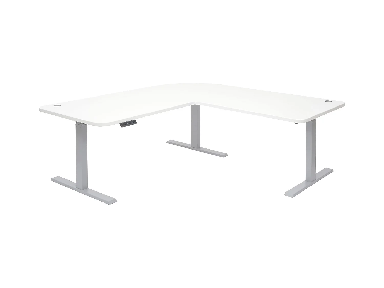 Bureau d'angle table d'ordinateur blanche 177.5 x 58 x 56 cm 04_0006022