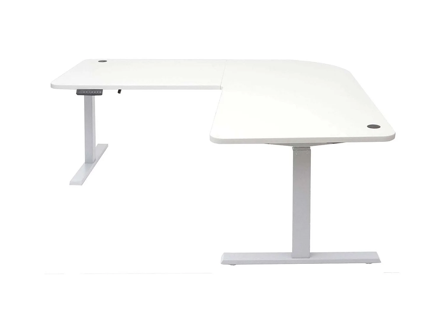 Bureau d'angle table d'ordinateur blanche 177.5 x 58 x 56 cm 04_0006022