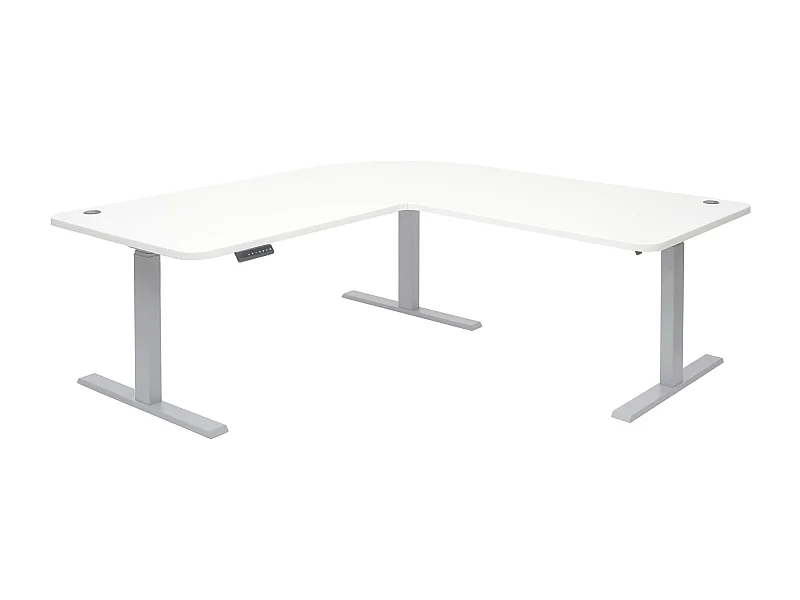 Bureau d'angle table d'ordinateur blanche 177.5 x 58 x 56 cm 04_0006022
