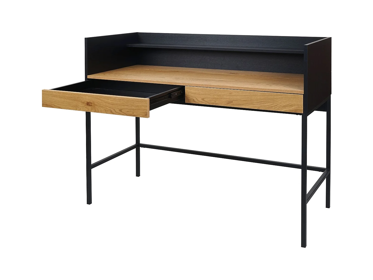 Bureau table d'ordinateur avec métal beige 120 x 50 x 99 cm 04_0006056