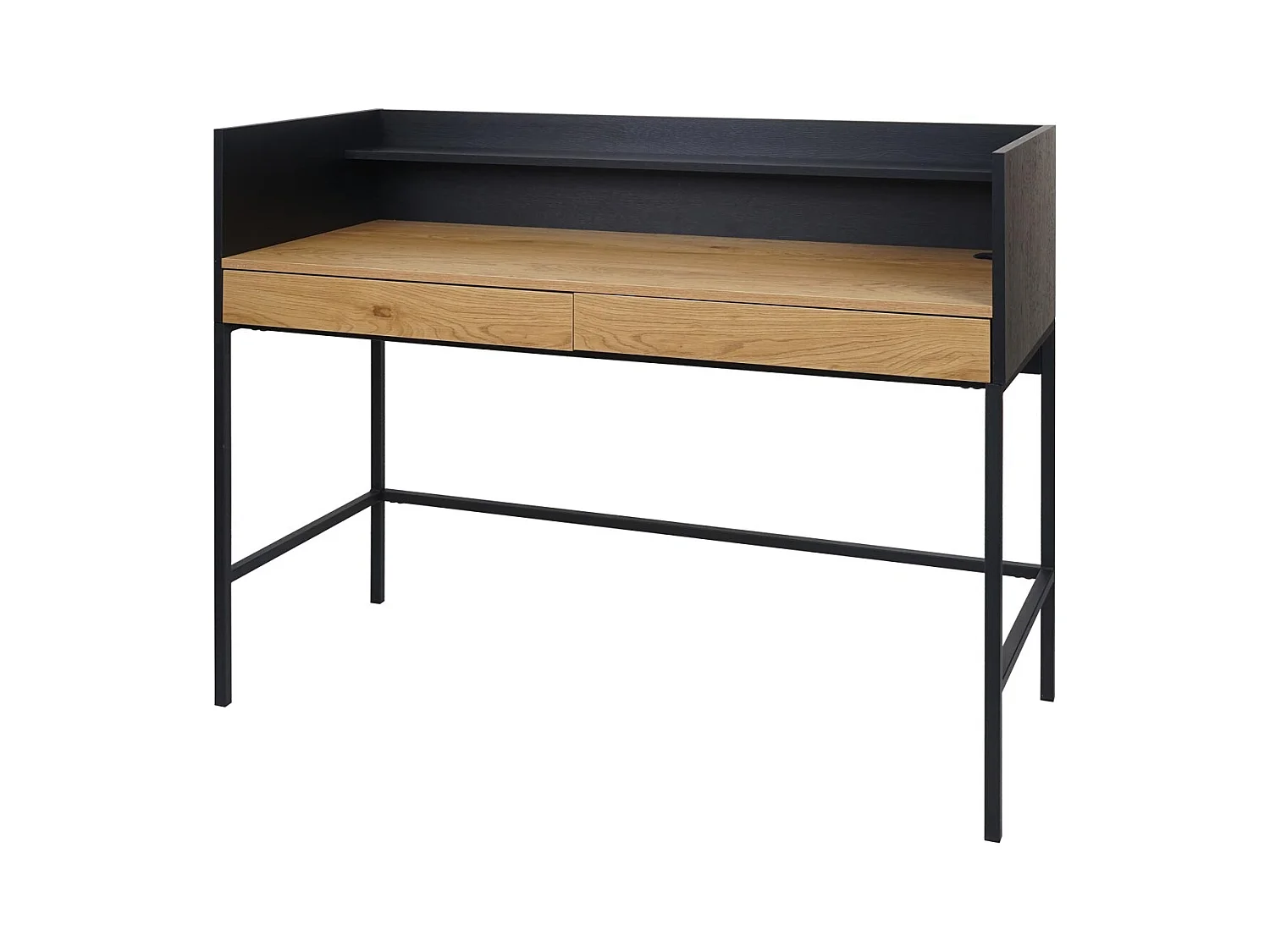 Bureau table d'ordinateur avec métal beige 120 x 50 x 99 cm 04_0006056
