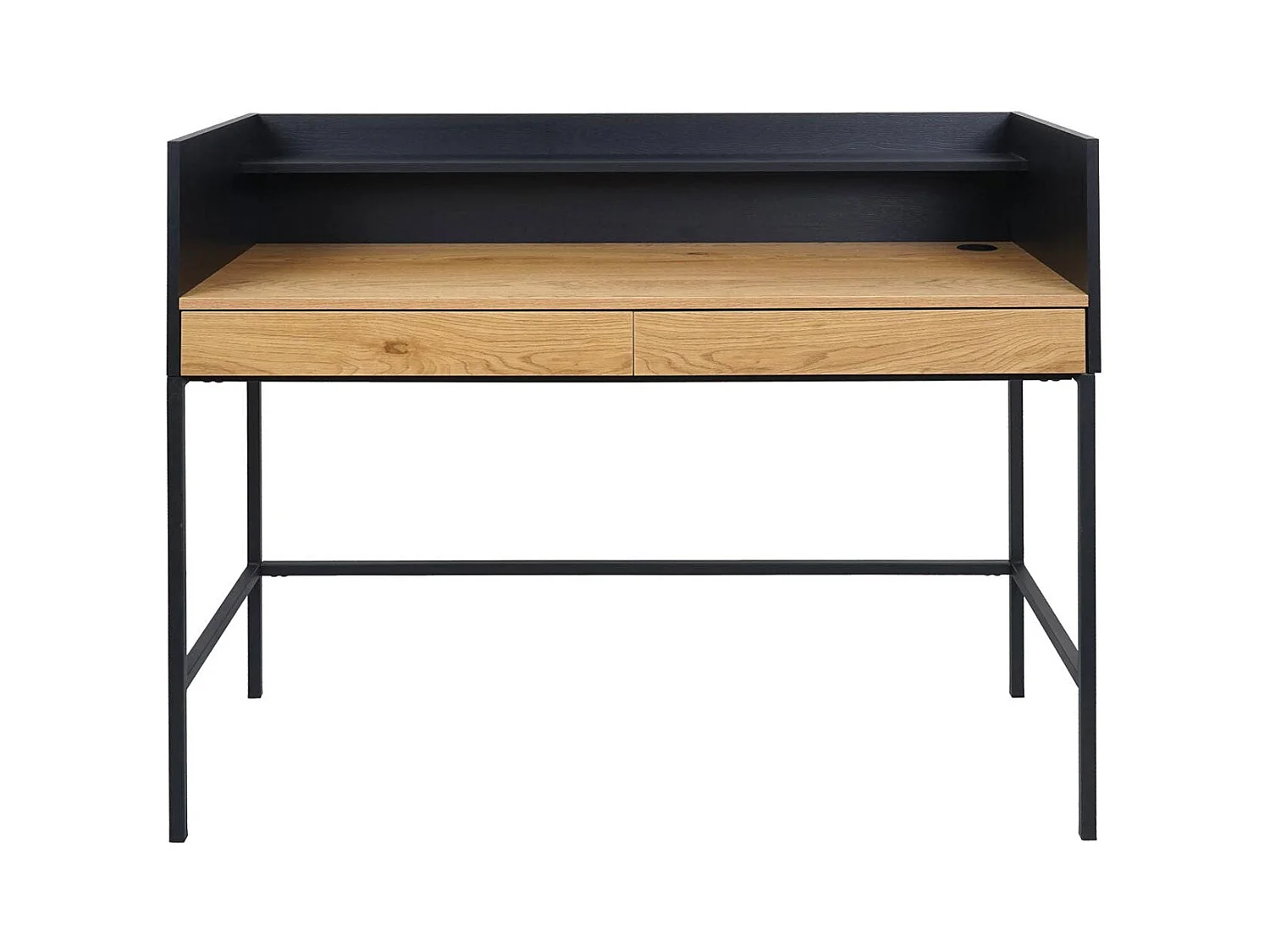 Bureau table d'ordinateur avec métal beige 120 x 50 x 99 cm 04_0006056