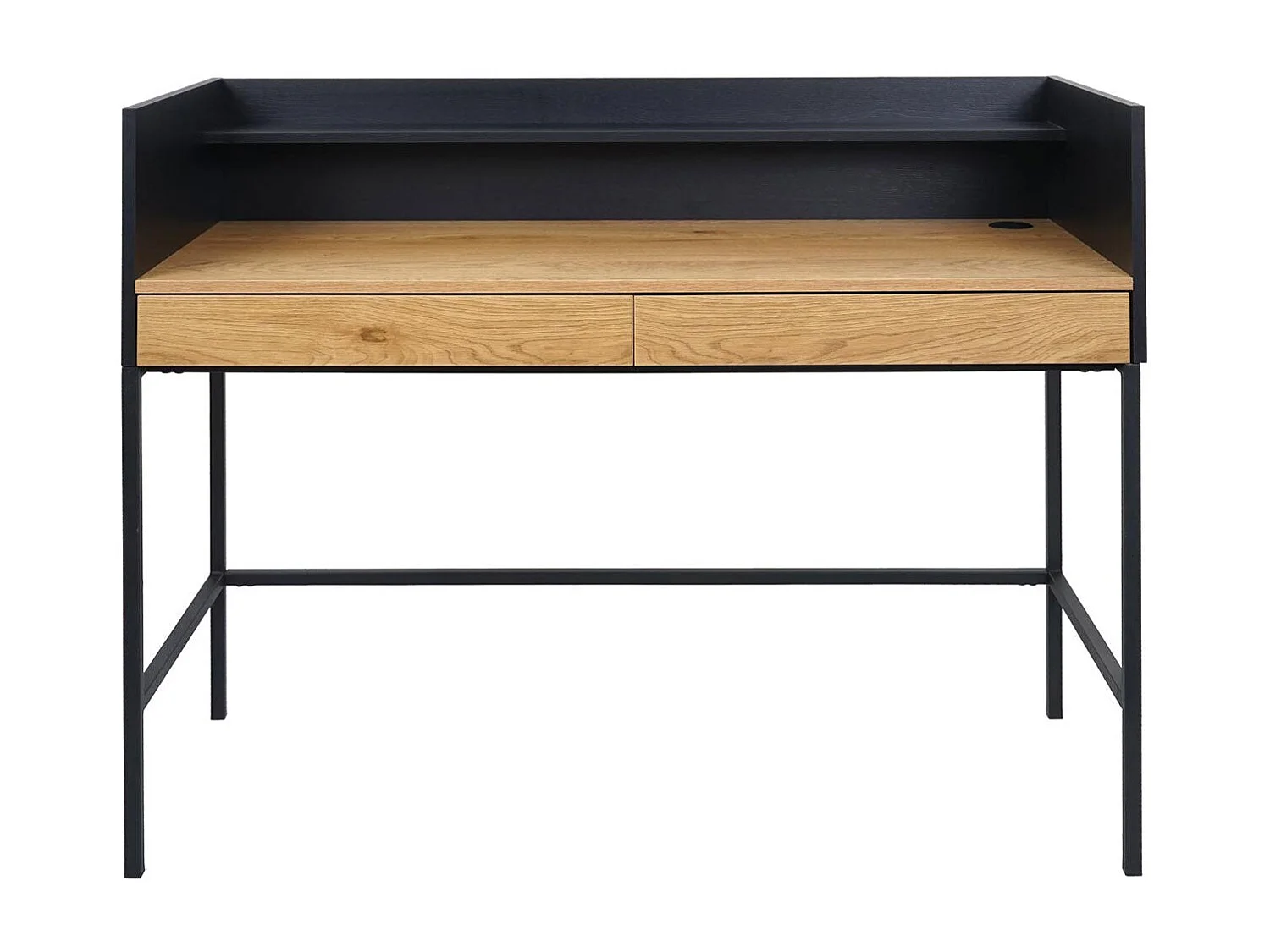 Bureau table d'ordinateur avec métal beige 120 x 50 x 99 cm 04_0006056