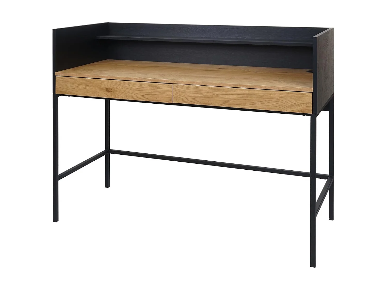 Bureau table d'ordinateur avec métal beige 120 x 50 x 99 cm 04_0006056