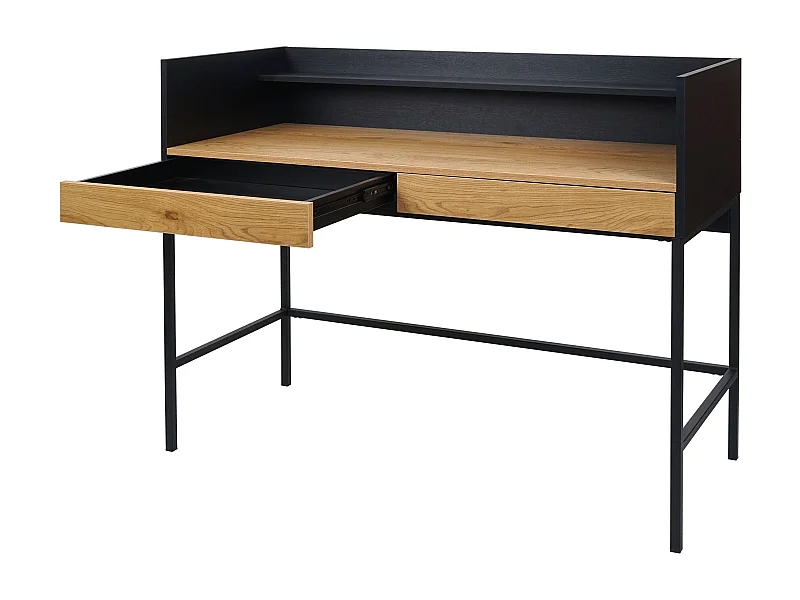 Bureau table d'ordinateur avec métal beige 120 x 50 x 99 cm 04_0006056