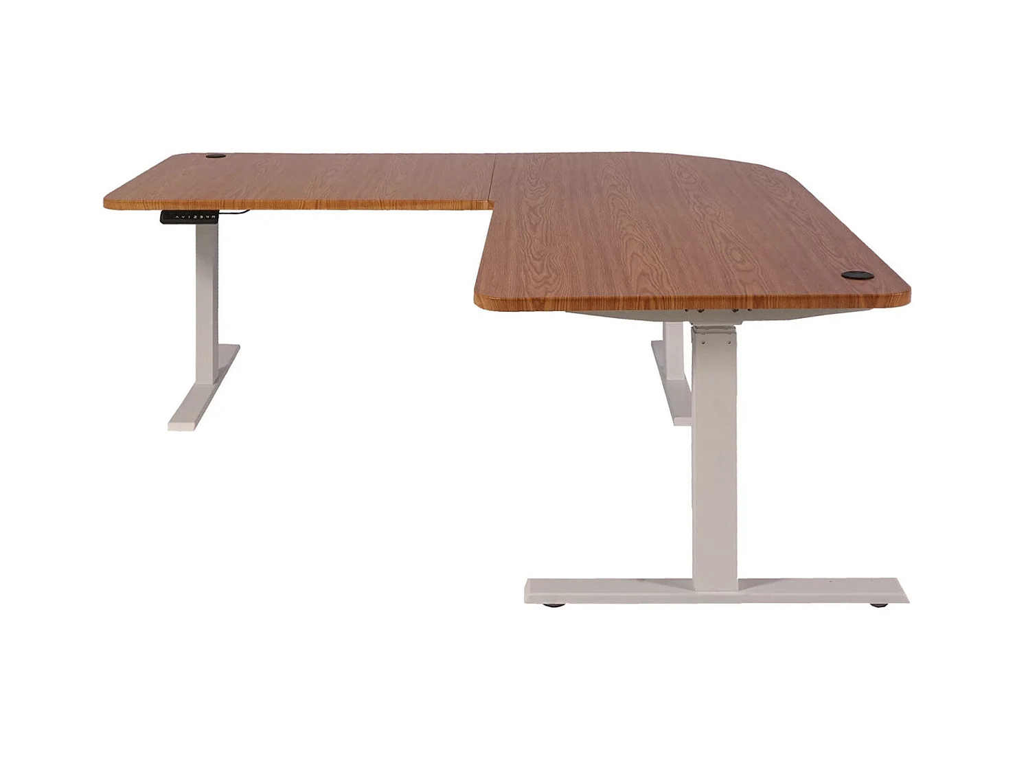 Bureau d'angle table d'ordinateur blanche 177.5 x 58 x 56 cm 04_0006034