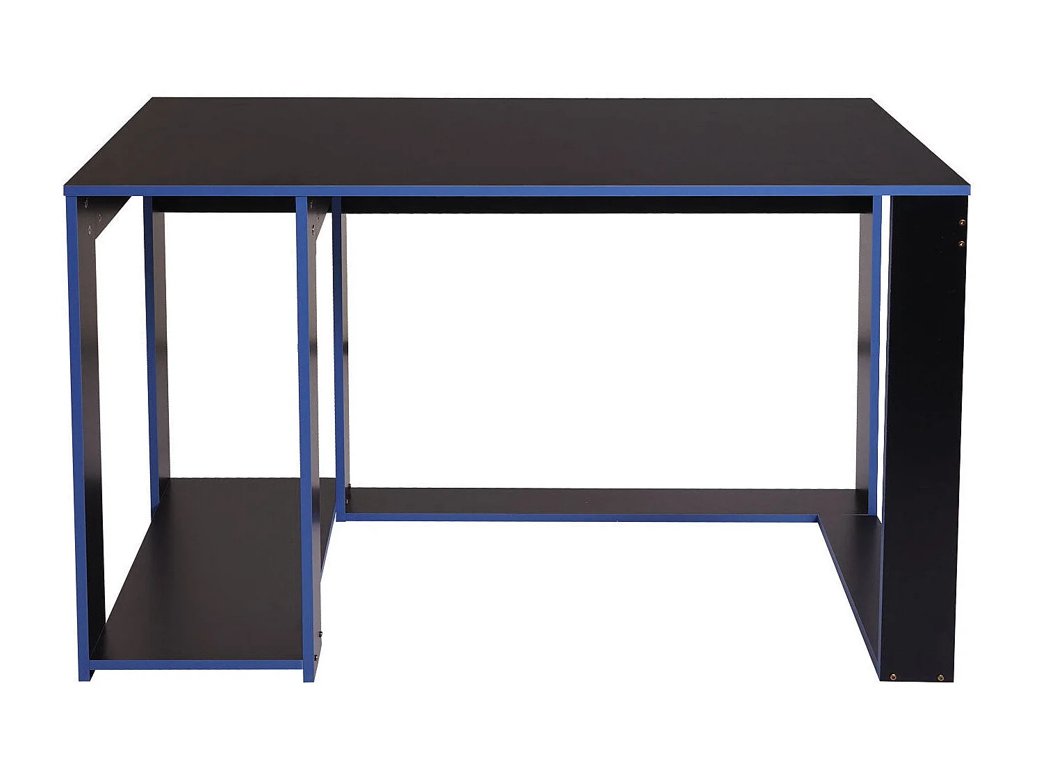 Bureau table de bureau effet bois bleue 120 x 60 x 5 cm 04_0001451