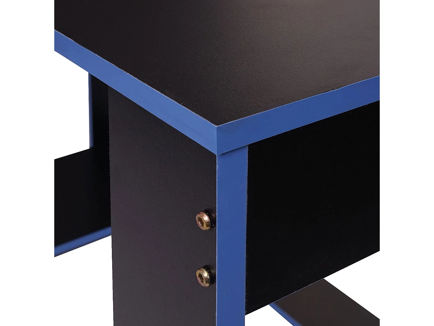 Bureau table de bureau effet bois bleue 120 x 60 x 5 cm 04_0001451