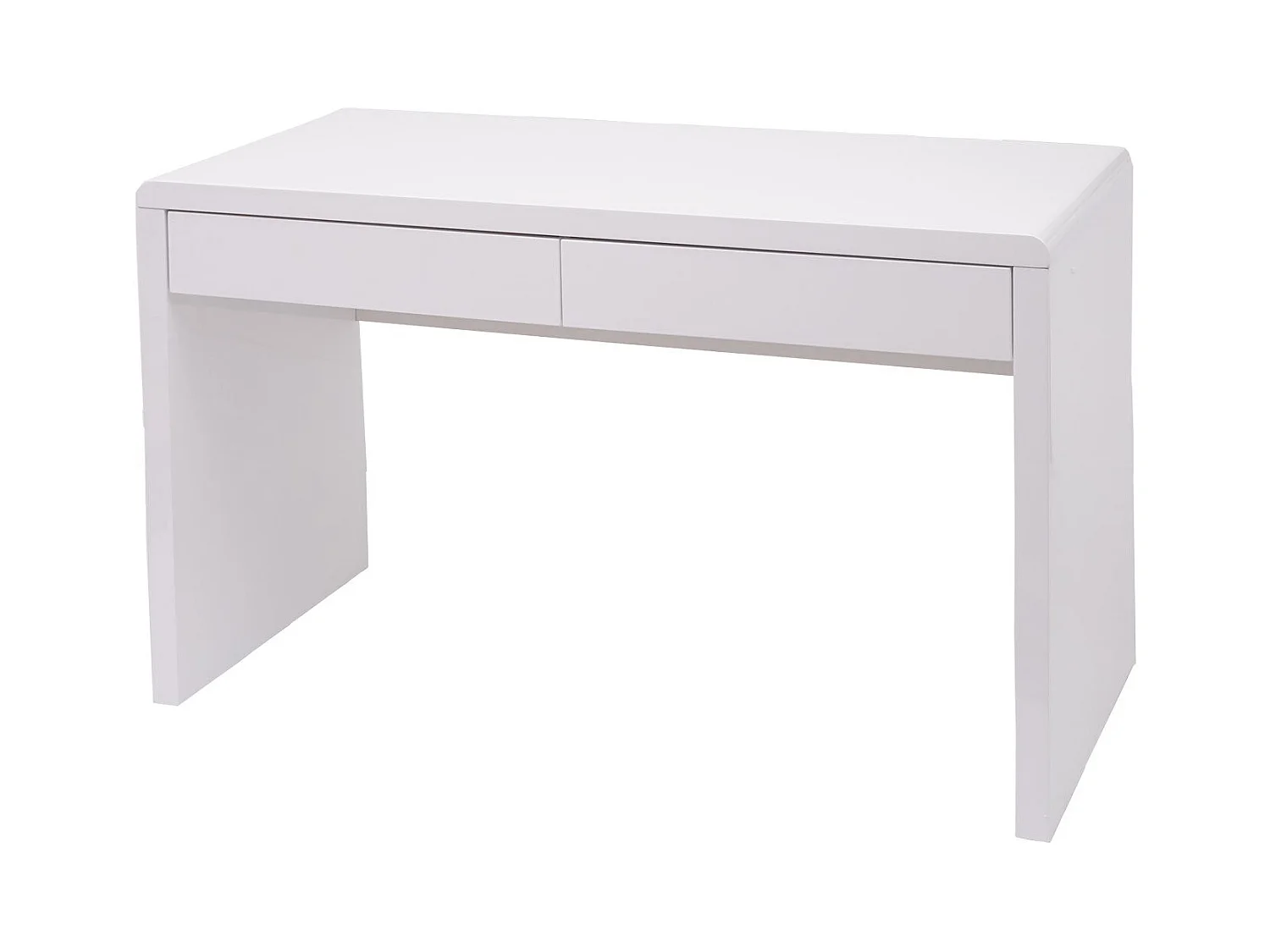 Bureau table d'ordinateur avec effet bois blanche 100 x 58 x 75 cm 04_0006052