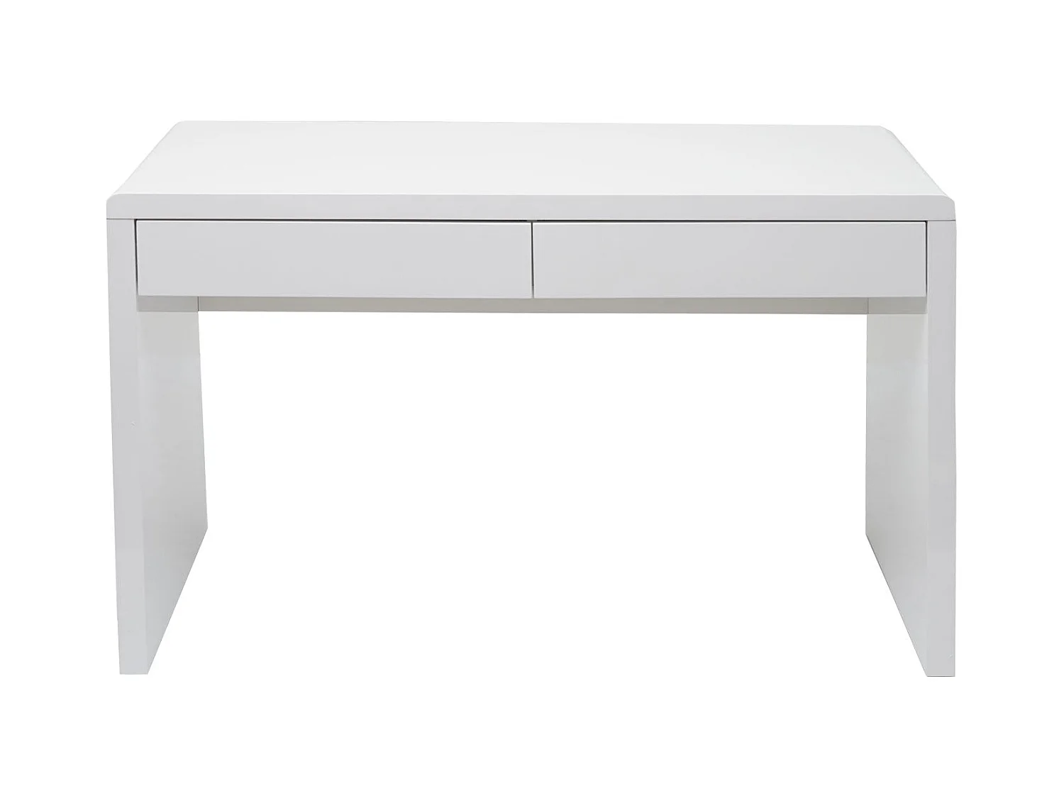Bureau table d'ordinateur avec effet bois blanche 100 x 58 x 75 cm 04_0006052
