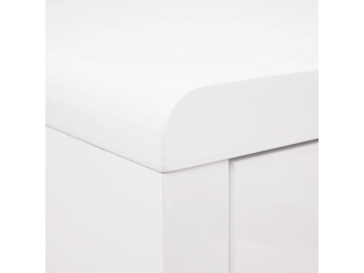 Bureau table d'ordinateur avec effet bois blanche 100 x 58 x 75 cm 04_0006052