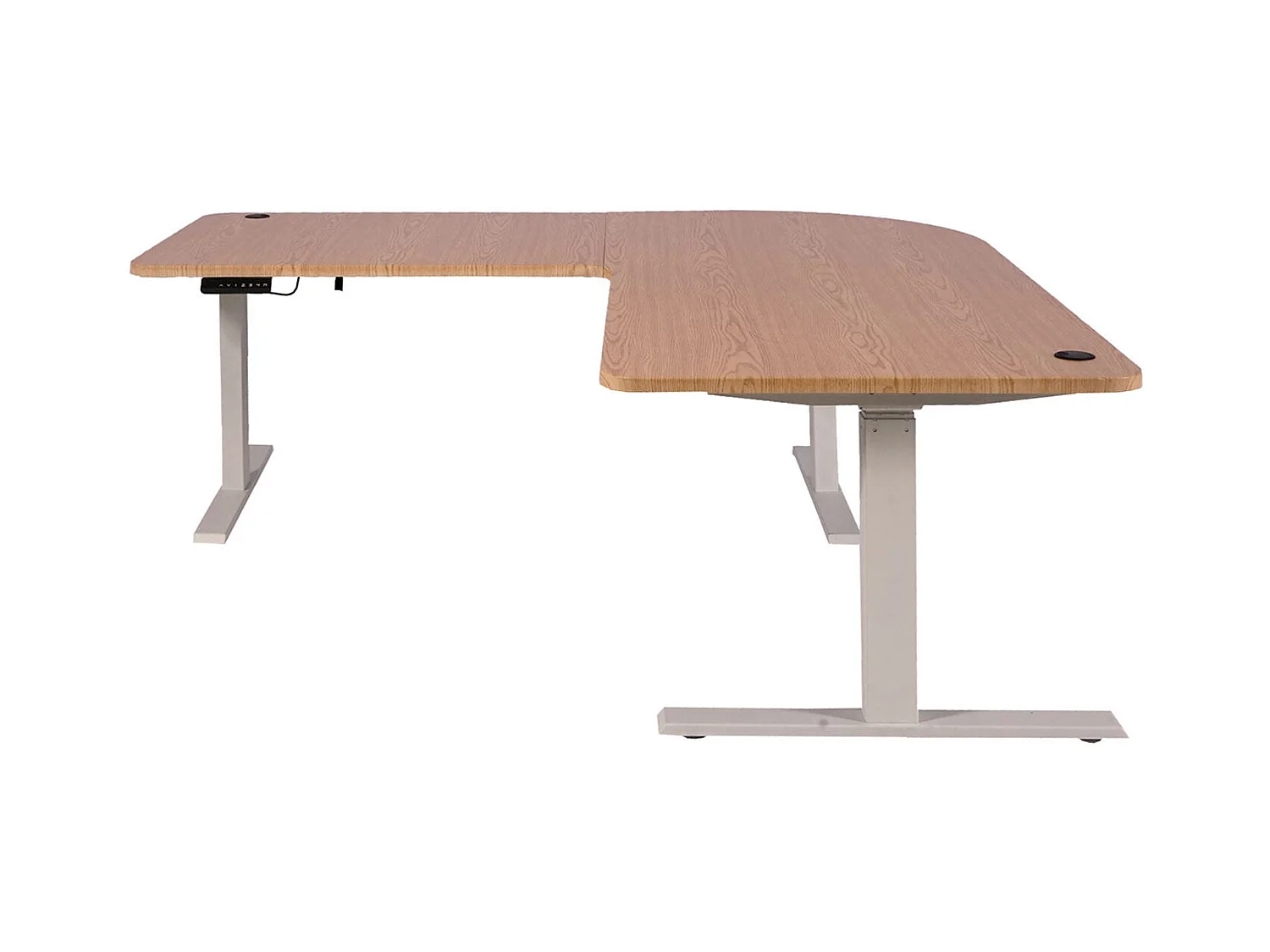 Bureau d'angle table d'ordinateur blanche 177.5 x 58 x 56 cm 04_0006029