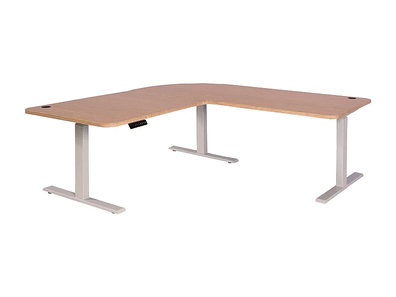 Bureau d'angle table d'ordinateur blanche 177.5 x 58 x 56 cm 04_0006029