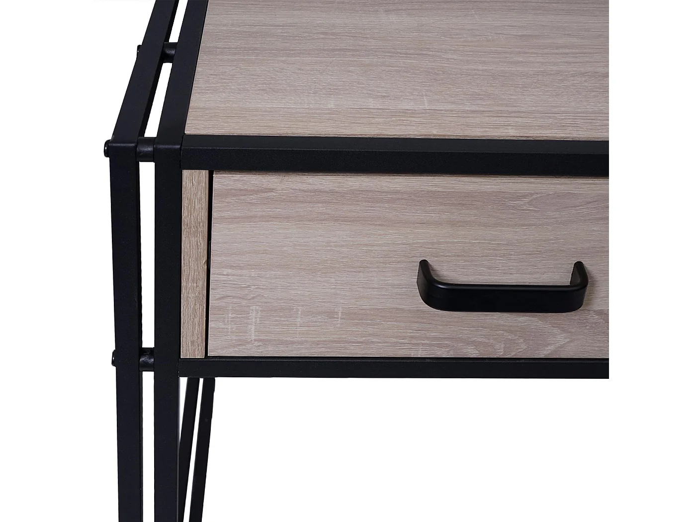 Bureau d'ordinateur avec tiroirs beige 120 x 70 x 76 cm 04_0001450