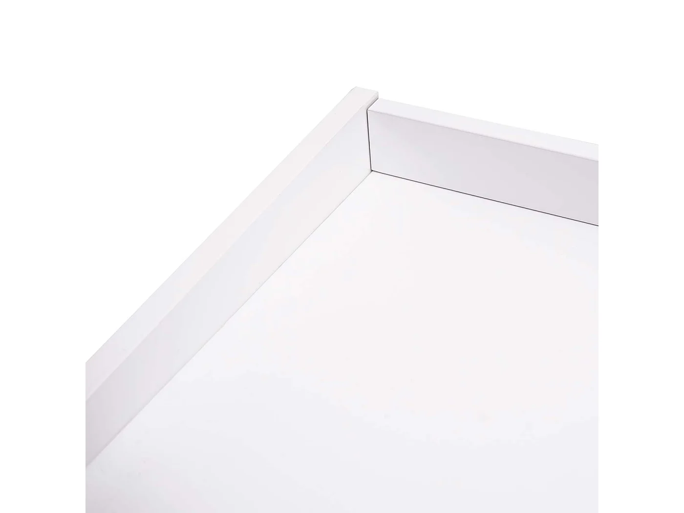 Bureau avec tiroirs de effet bois blanche 120 x 55 x 80 cm 04_0001405