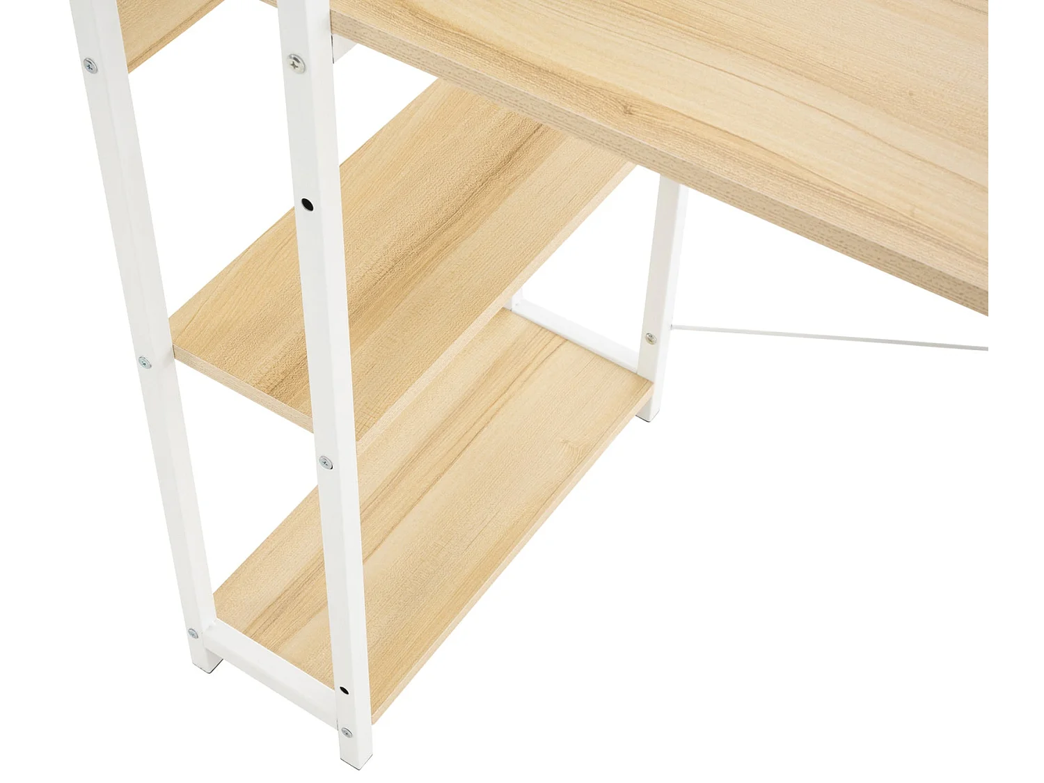 Bureau table de travail métal blanche 120 x 44 x 111 cm 10_0003616