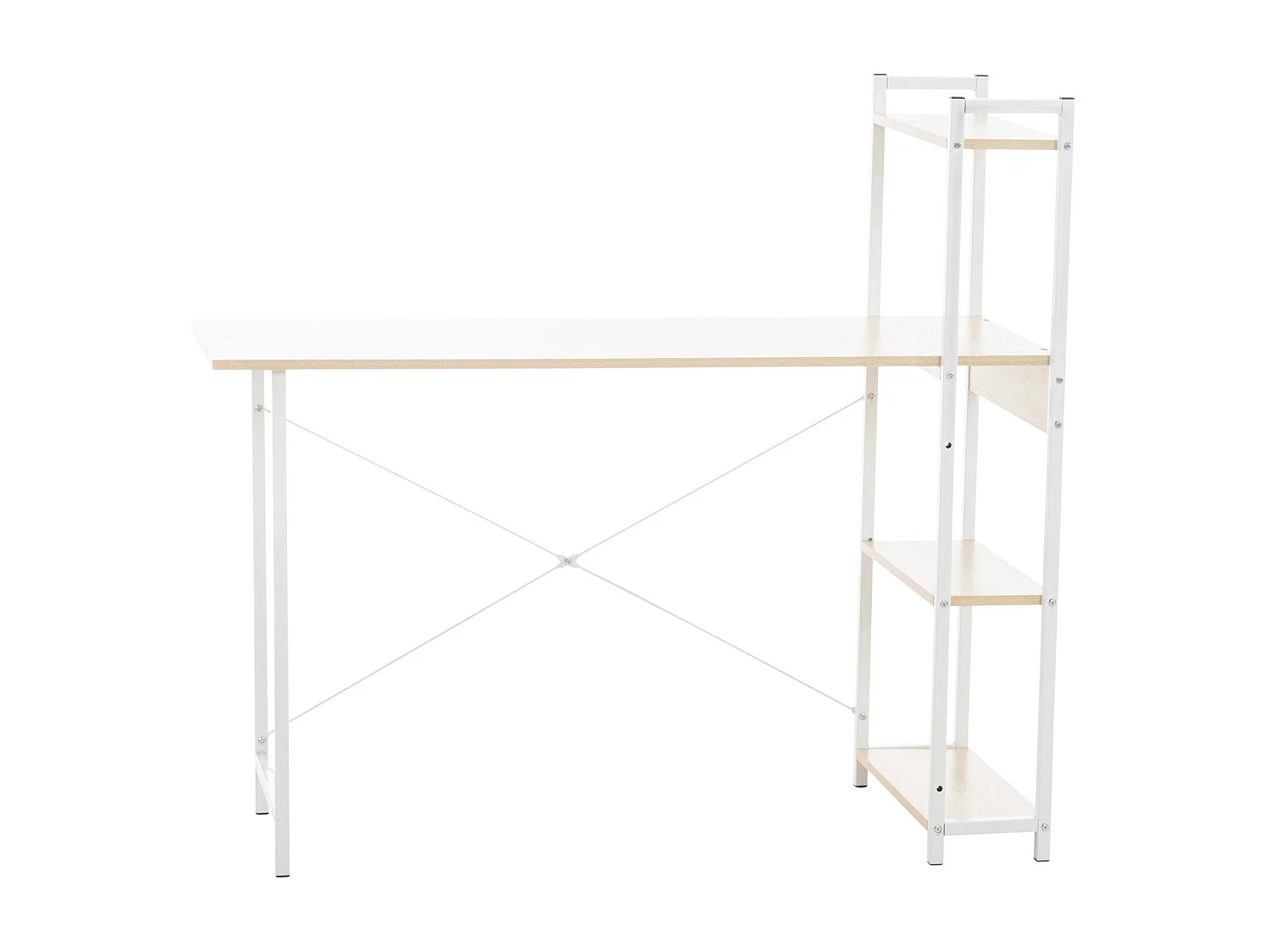 Bureau table de travail métal blanche 120 x 44 x 111 cm 10_0003616