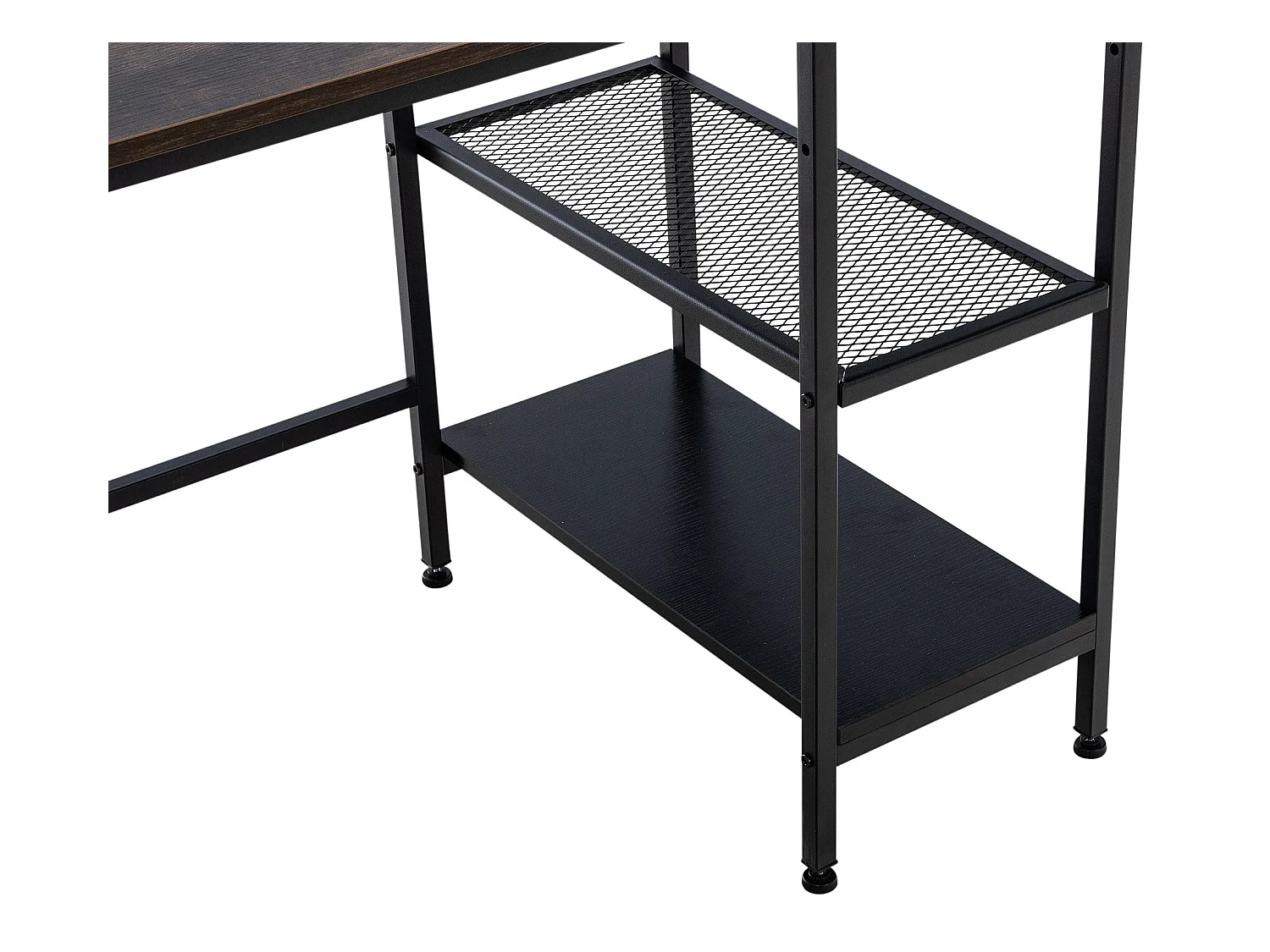 Bureau table d'ordinateur avec marron 120 x 60 x 76 cm 10_0005524