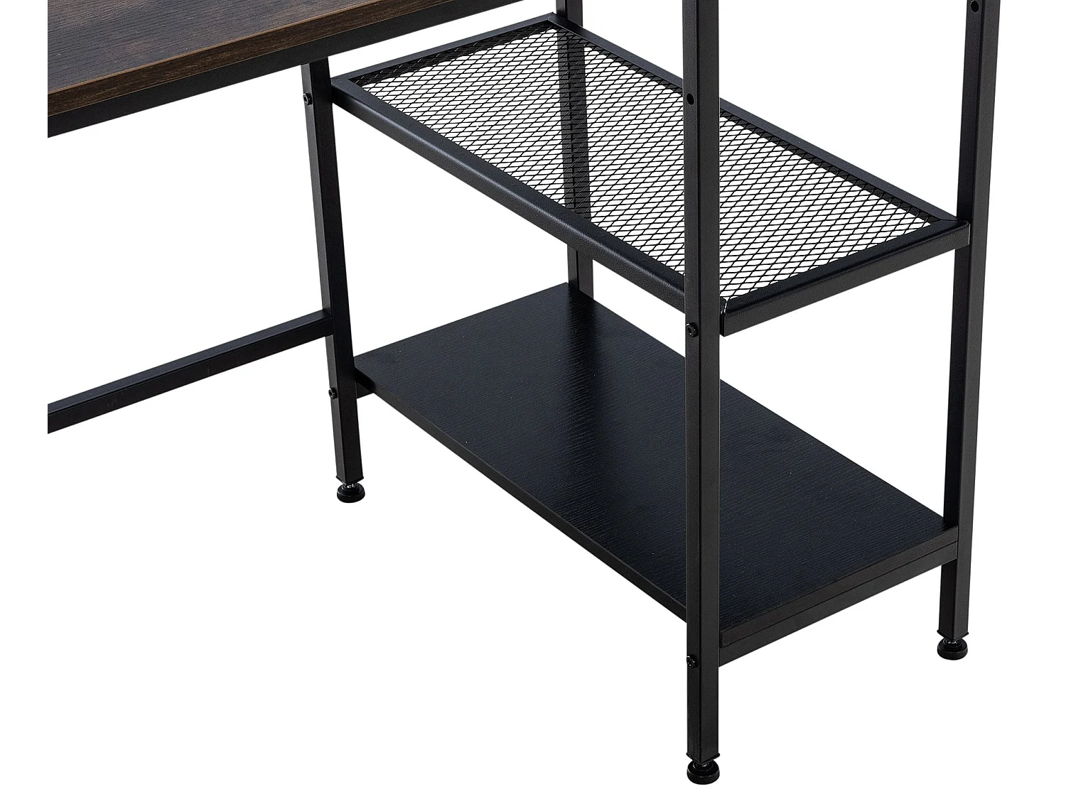 Bureau table d'ordinateur avec marron 120 x 60 x 76 cm 10_0005524