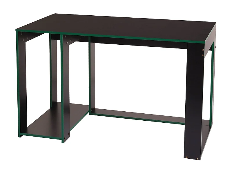 Bureau table de bureau effet bois noire 120 x 60 x 76 cm 04_0001452