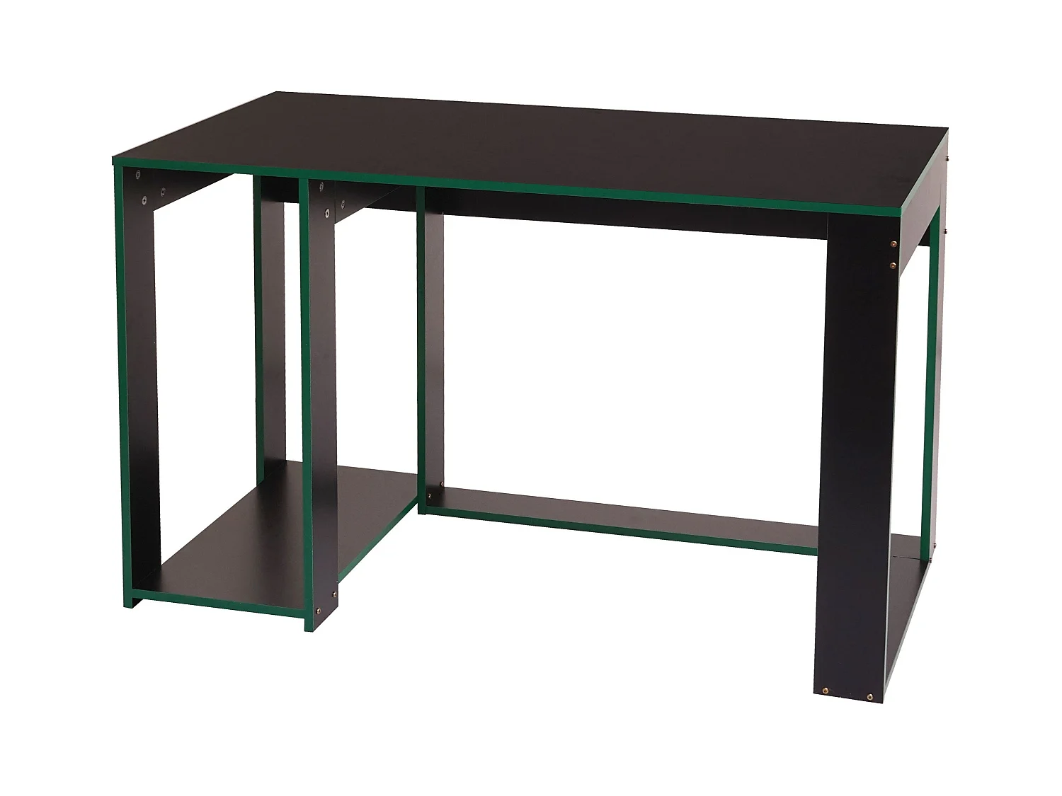 Bureau table de bureau effet bois noire 120 x 60 x 76 cm 04_0001452