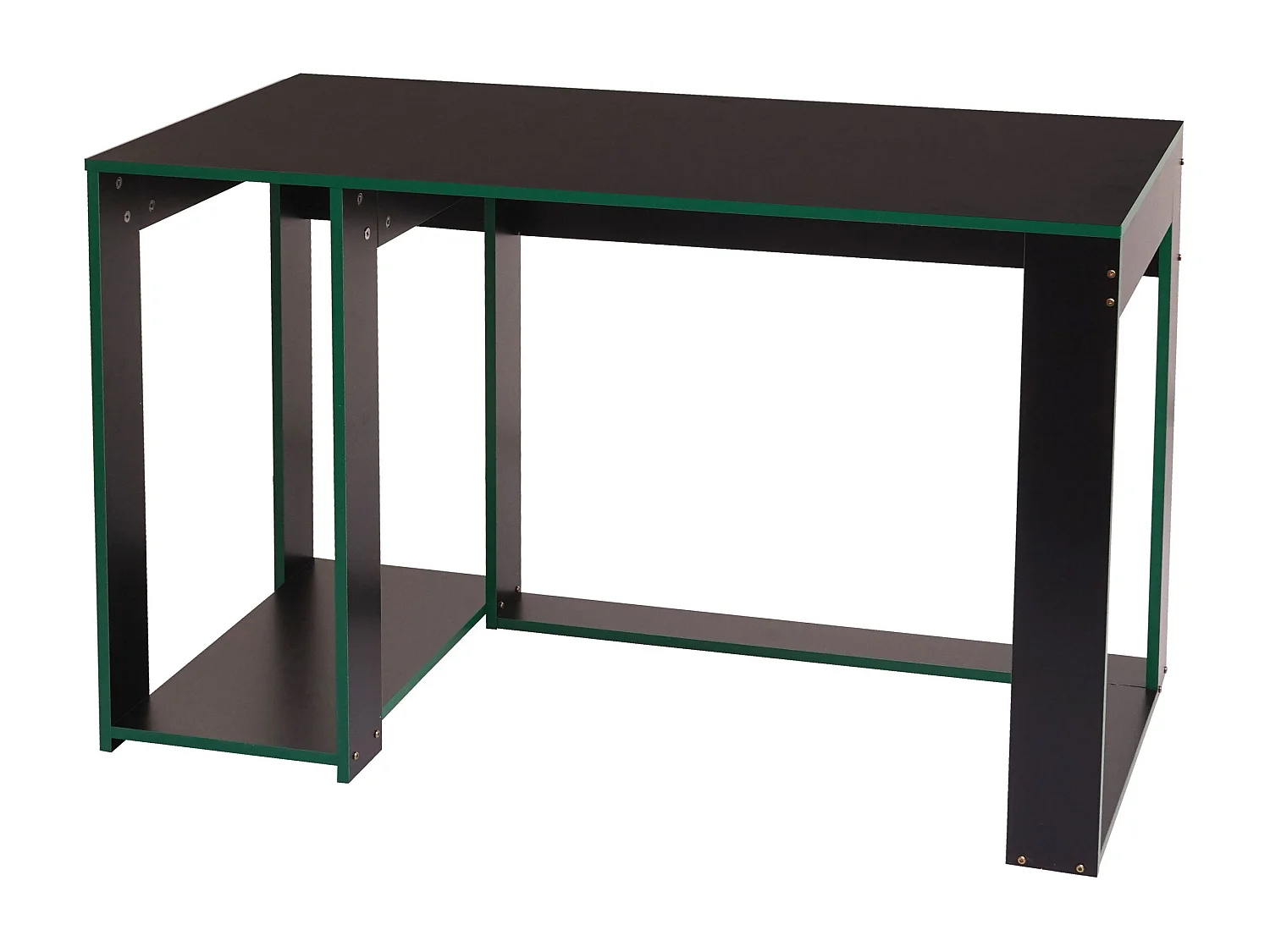 Bureau table de bureau effet bois noire 120 x 60 x 76 cm 04_0001452
