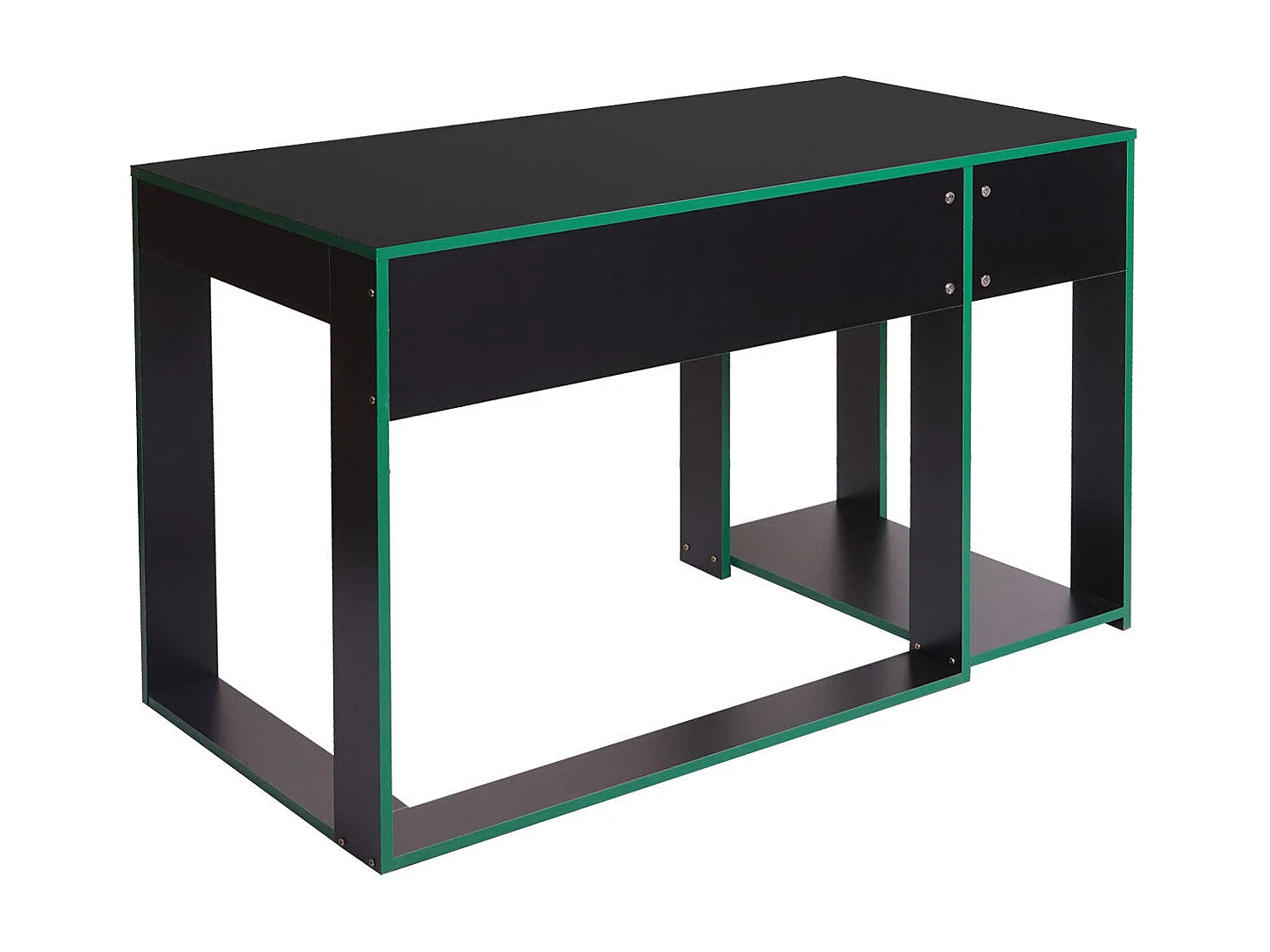 Bureau table de bureau effet bois noire 120 x 60 x 76 cm 04_0001452