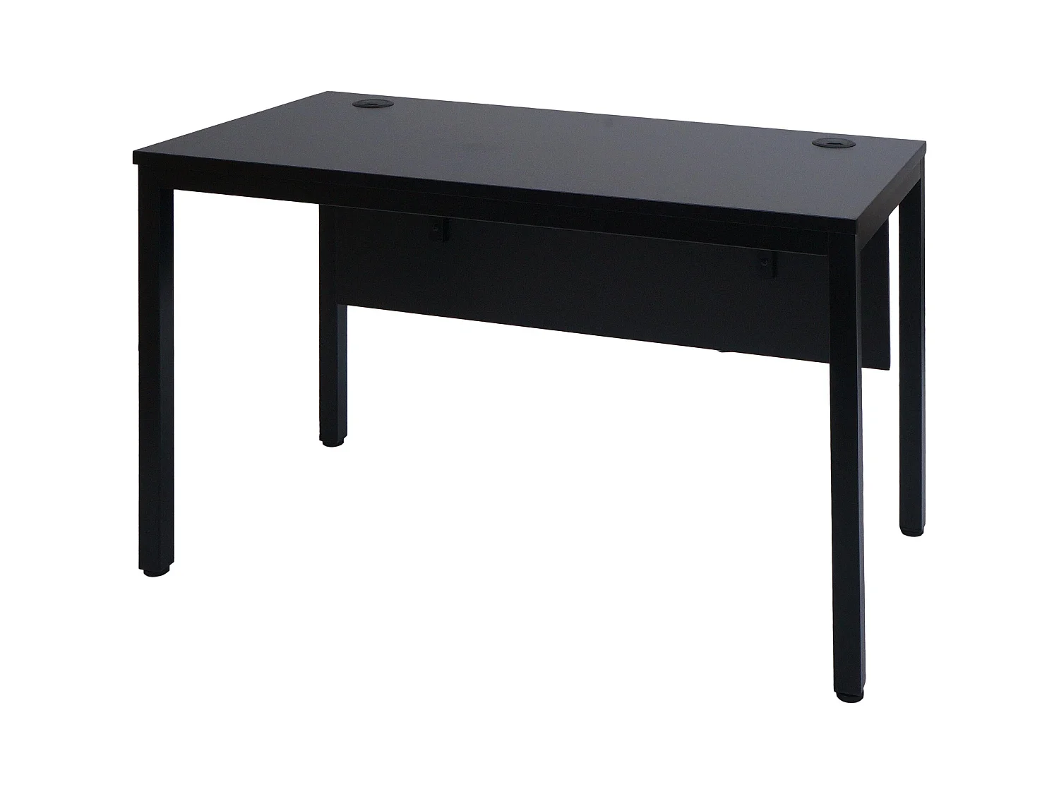 Bureau table d'ordinateur avec effet bois noire 66 x 10 x 129 cm 04_0006051