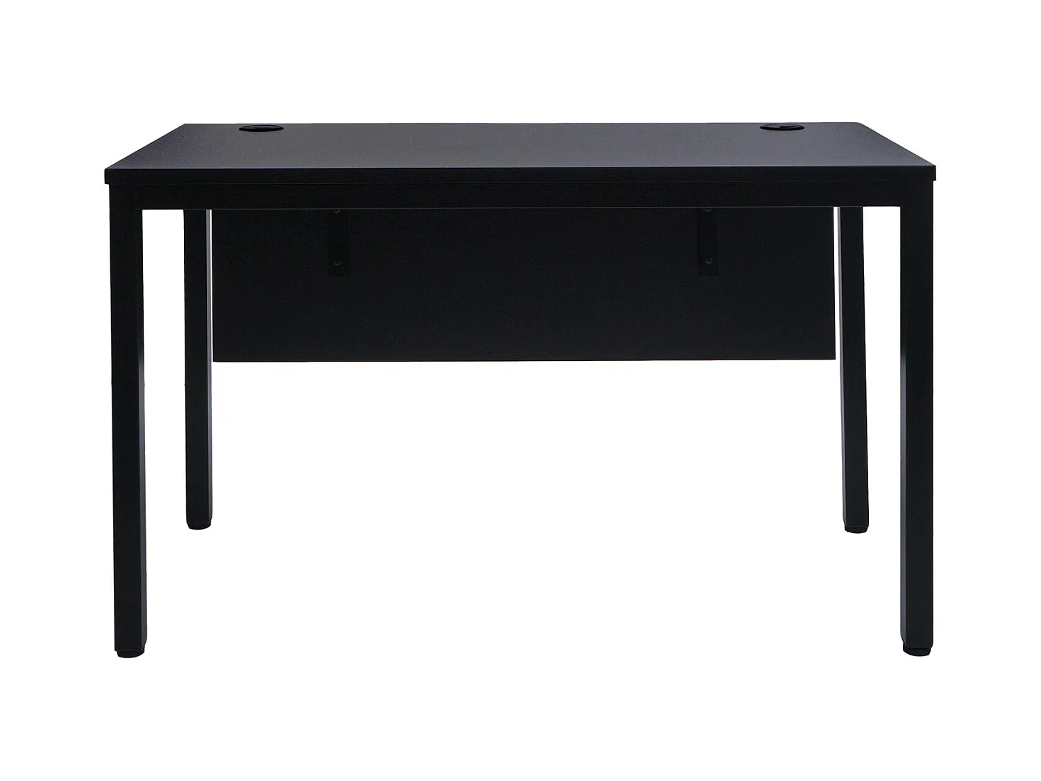 Bureau table d'ordinateur avec effet bois noire 66 x 10 x 129 cm 04_0006051