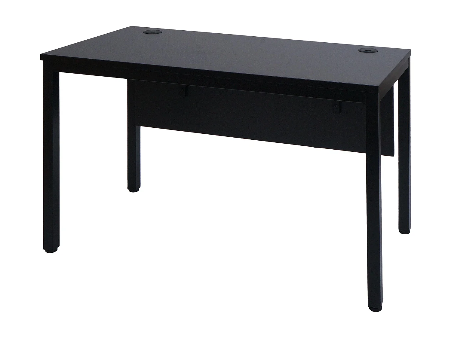 Bureau table d'ordinateur avec effet bois noire 66 x 10 x 129 cm 04_0006051