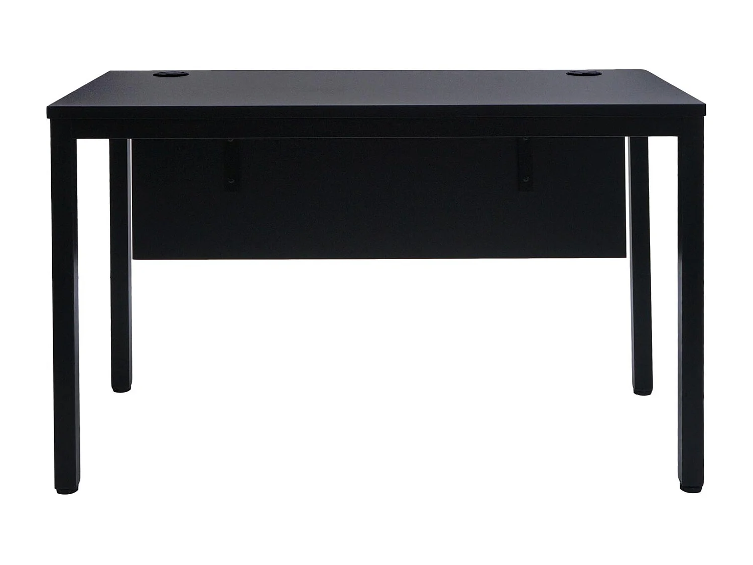 Bureau table d'ordinateur avec effet bois noire 66 x 10 x 129 cm 04_0006051
