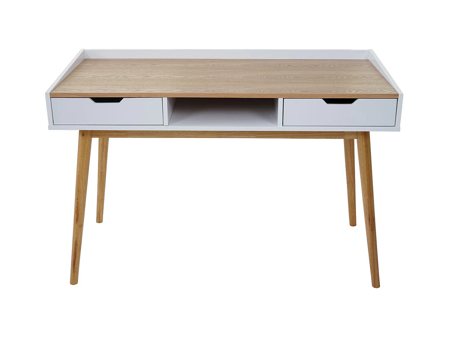 Bureau avec tiroirs de effet bois 120 x 55 x 80 cm 04_0001403