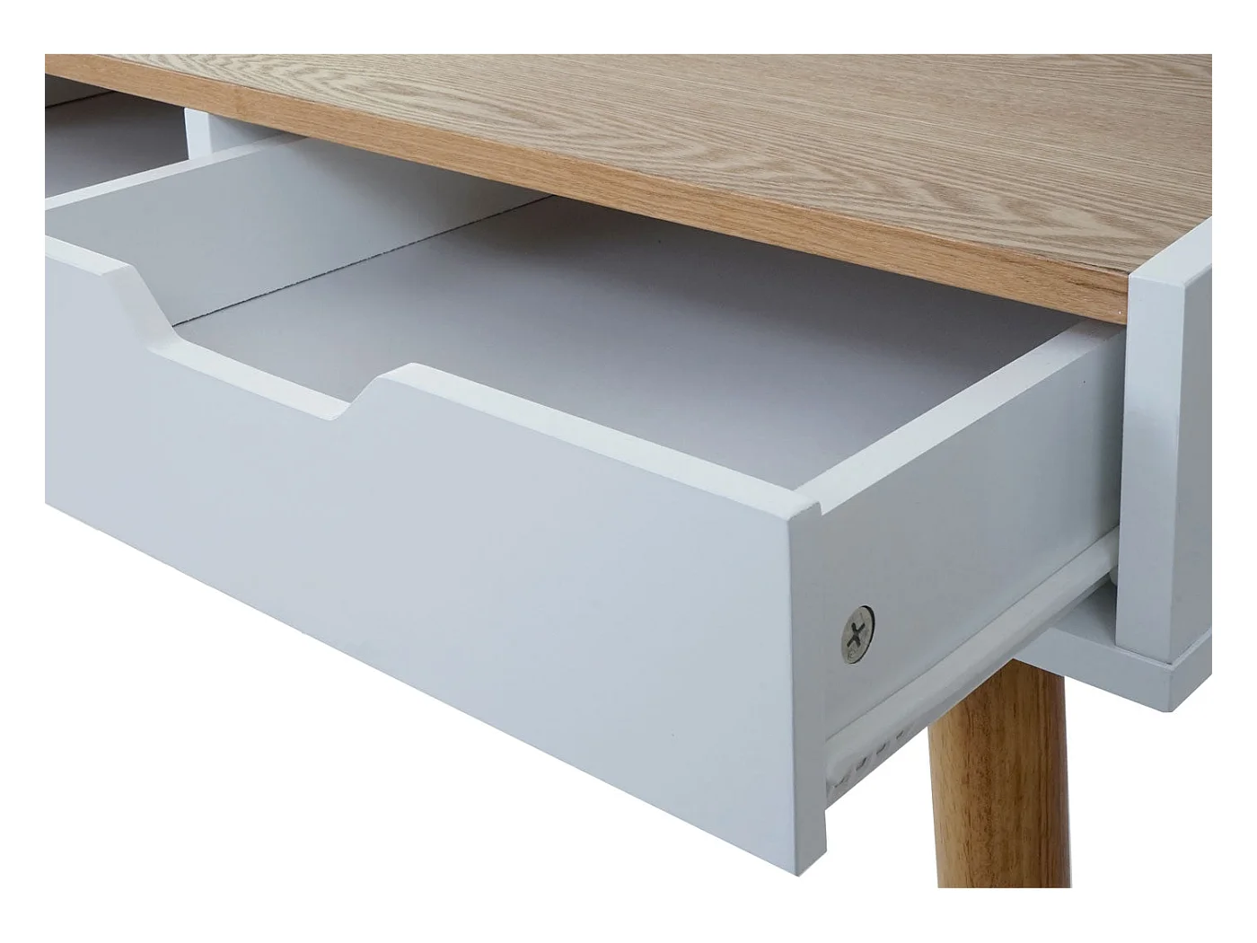 Bureau avec tiroirs de effet bois 120 x 55 x 80 cm 04_0001403