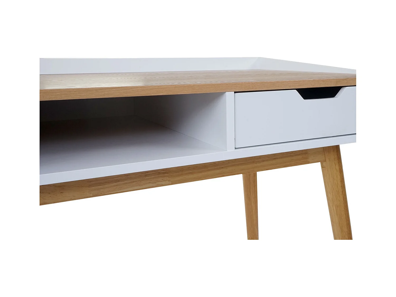 Bureau avec tiroirs de effet bois 120 x 55 x 80 cm 04_0001403