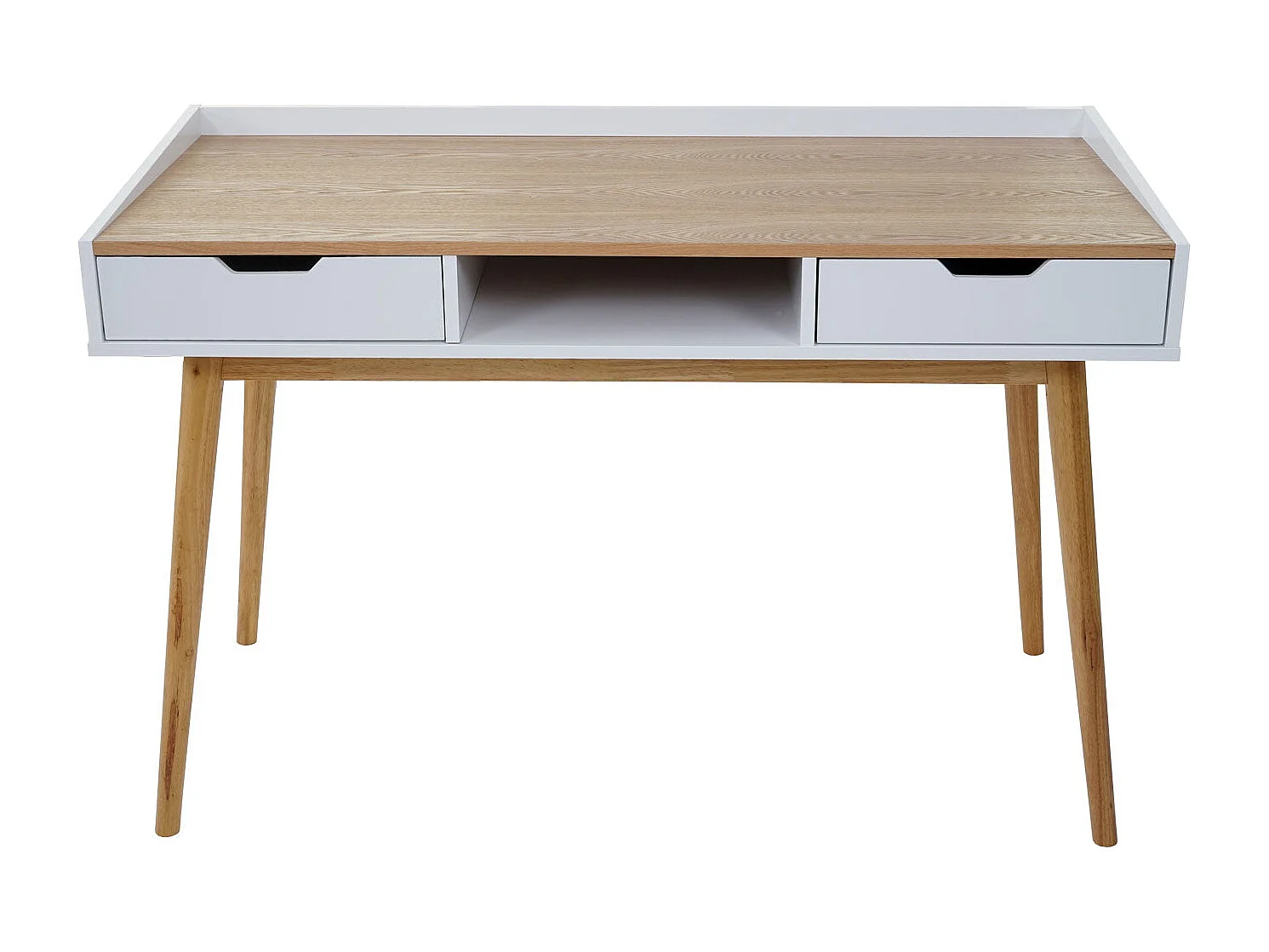 Bureau avec tiroirs de effet bois 120 x 55 x 80 cm 04_0001403