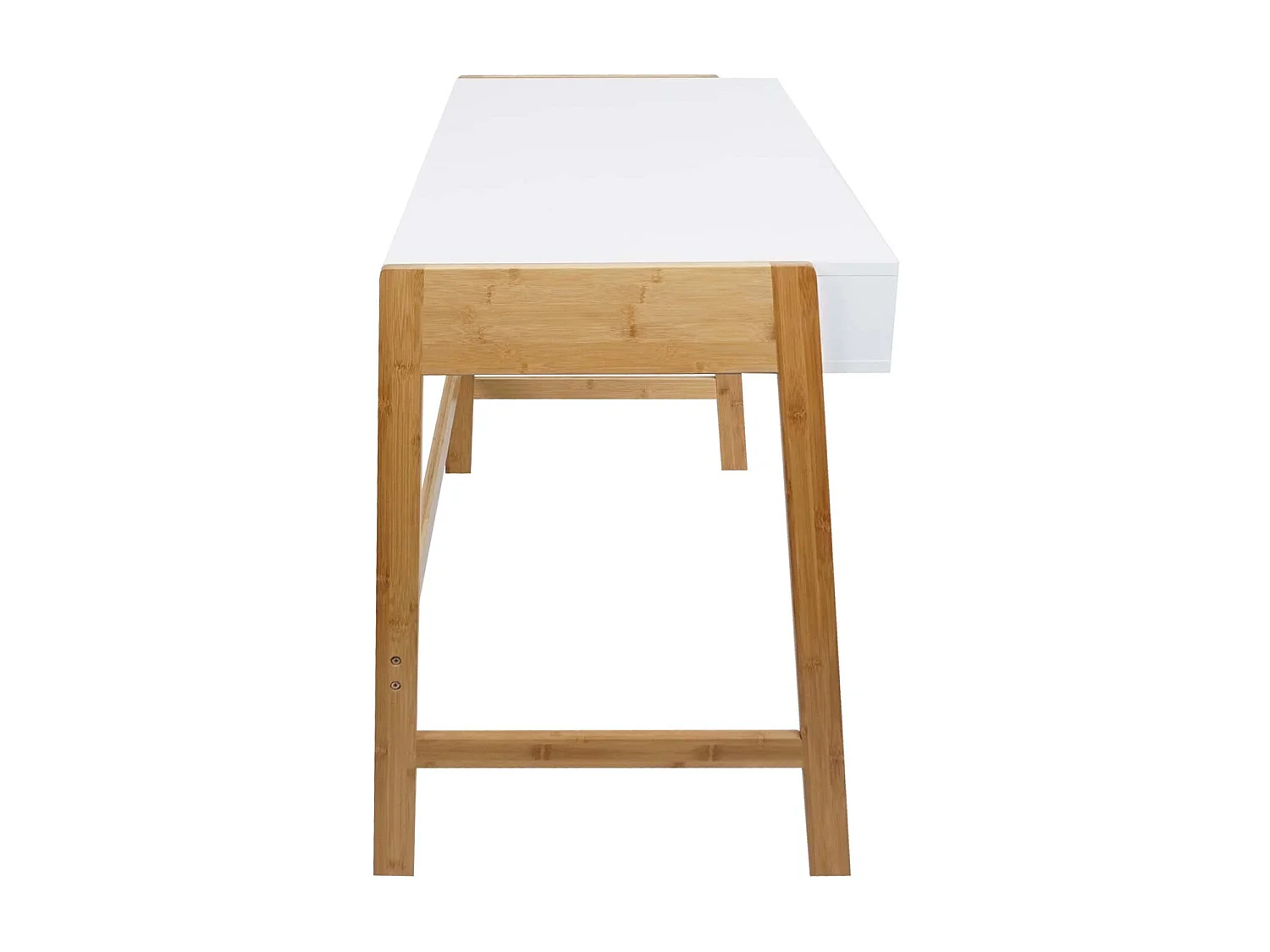 Bureau table d'ordinateur avec effet bois marron 67 x 13 x 123 cm 04_0006058