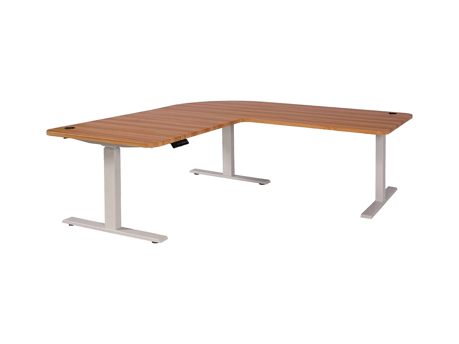 Bureau d'angle table d'ordinateur blanche 177.5 x 80 x 56 cm 04_0006017