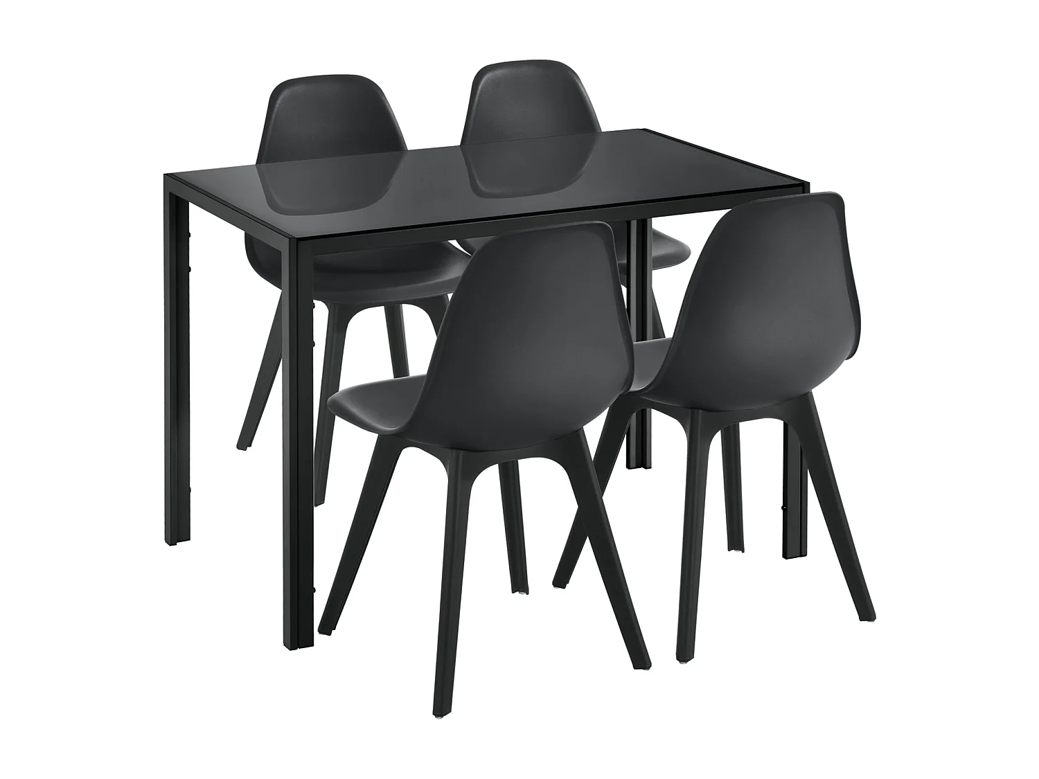 Ensemble de Table et métal 105 x 60 x 75 cm 03_0001663