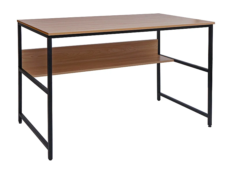 Bureau table d'ordinateur espace métal argentée 66 x 14 x 125 cm 04_0006063