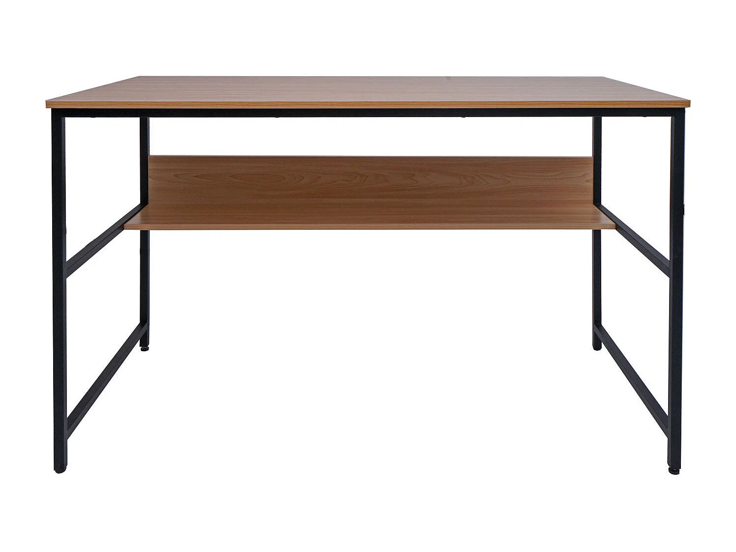 Bureau table d'ordinateur espace métal argentée 66 x 14 x 125 cm 04_0006063