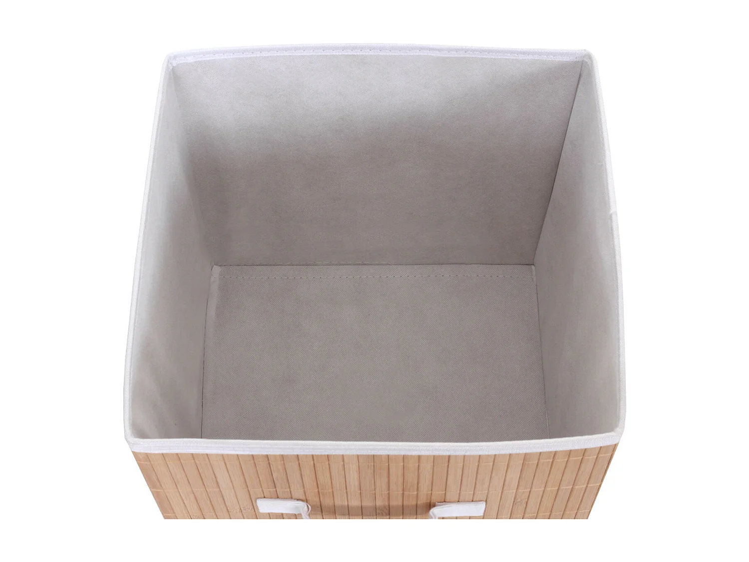 4x paniers de rangement bambou marron 32 x 32 x 32 cm 04_0001348