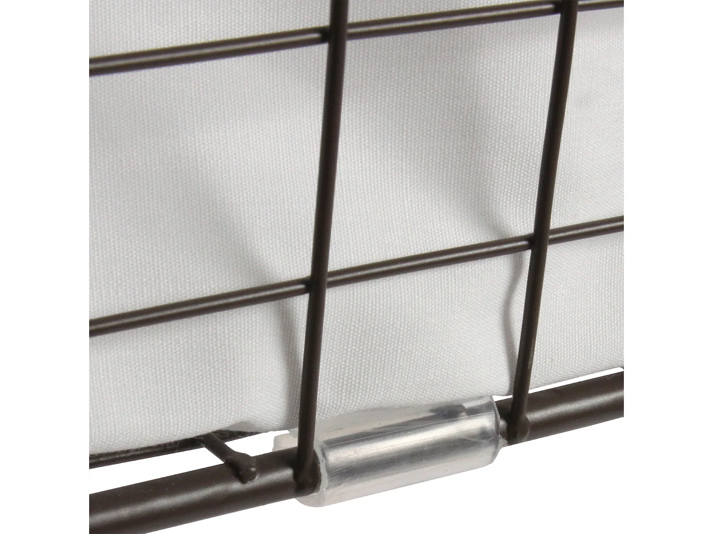 Ensemble de 4 paniers métal argentée 45 x 15 x 16 cm 04_0003013