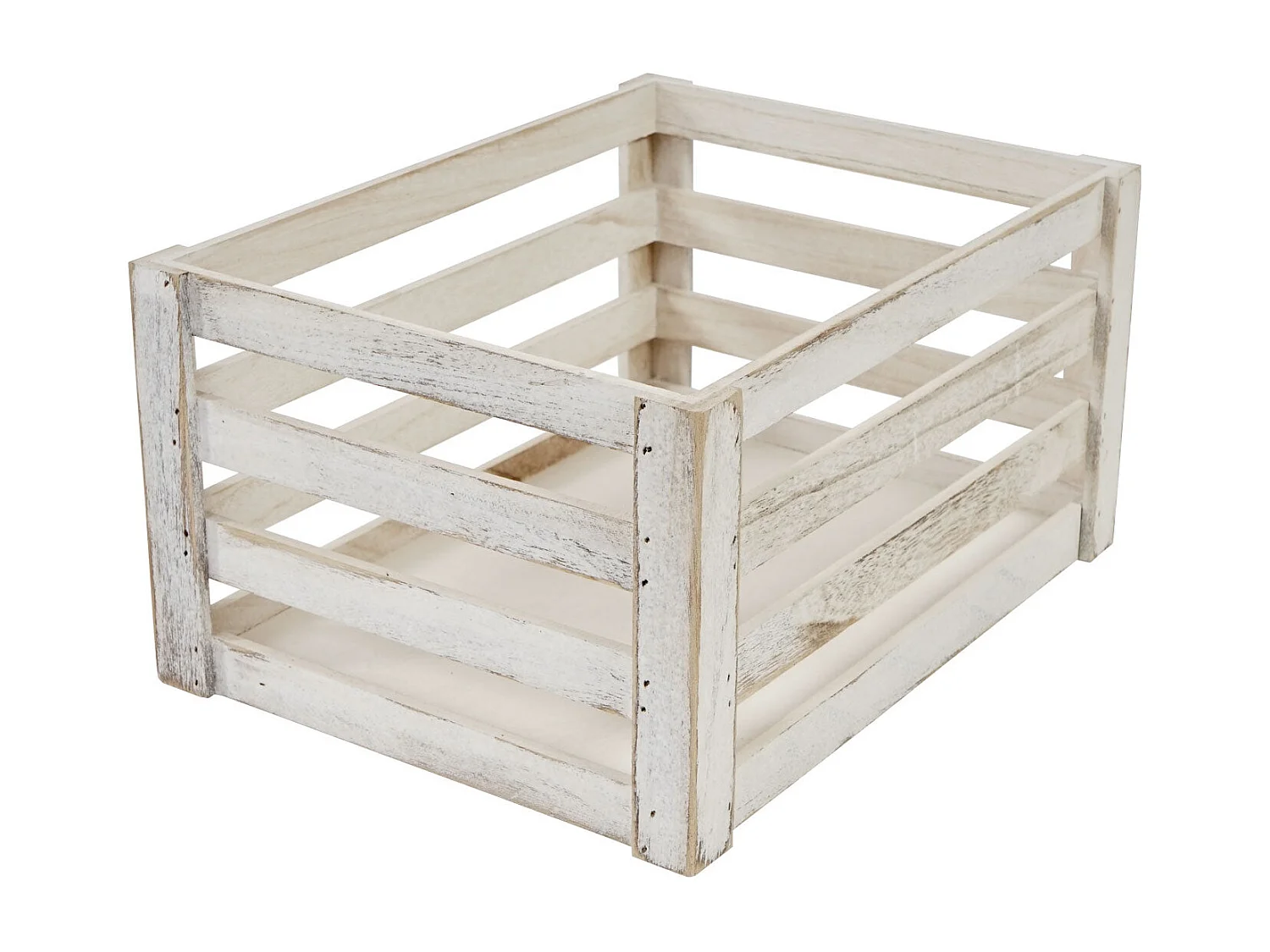 Ensemble de 3 caisses bois blanche 29 x 20 x 17 cm 04_0002982