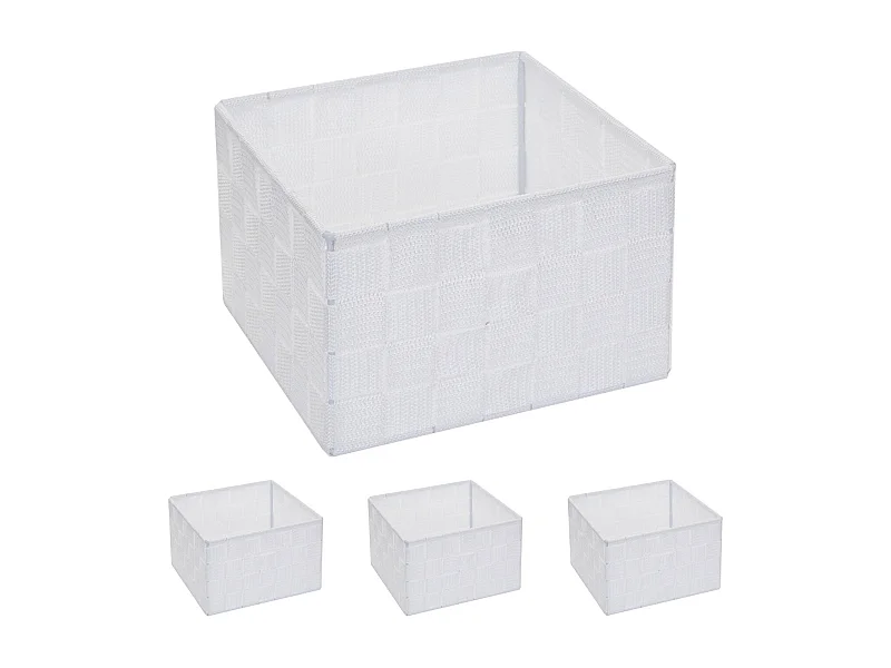 4x paniers de rangement blanche 19 x 19 x 12 cm 04_0000605