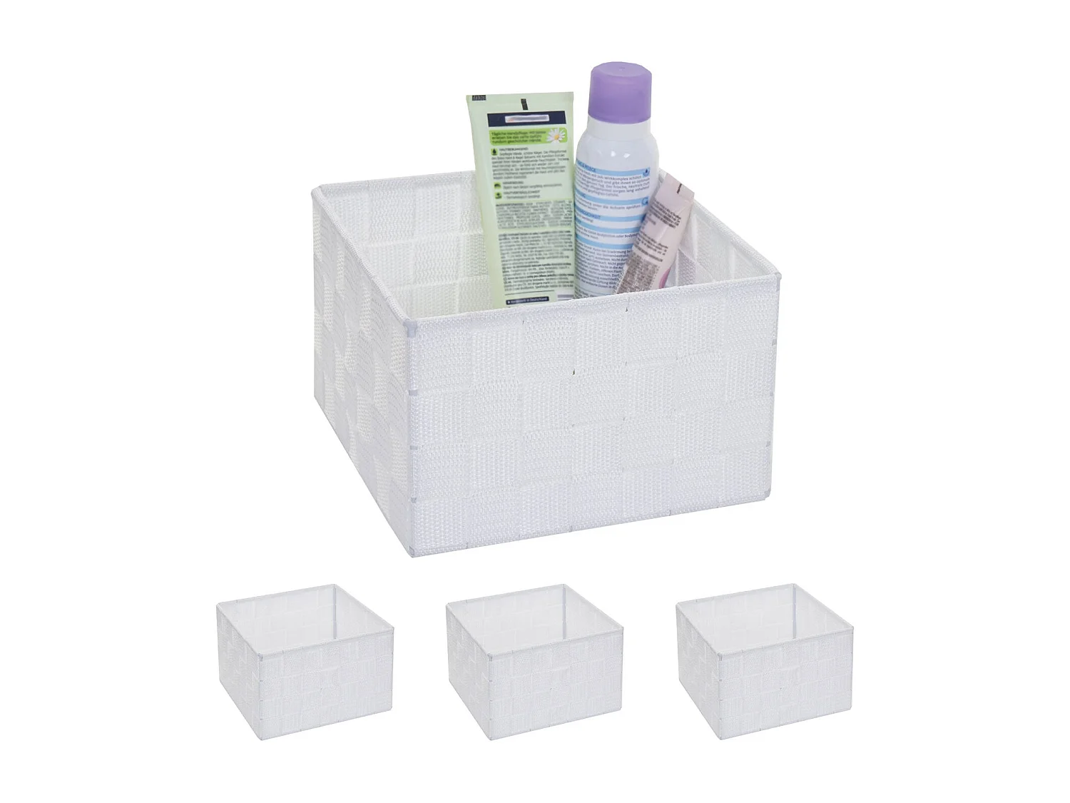 4x paniers de rangement blanche 19 x 19 x 12 cm 04_0000605