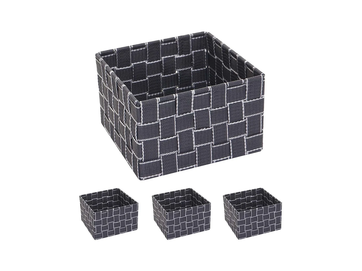 4x paniers de rangement grise 19 x 19 x 12 cm 04_0000606